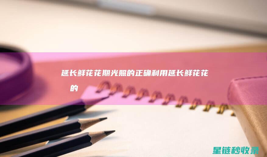 延长鲜花花期：光照的正确利用 (延长鲜花花期的方法)